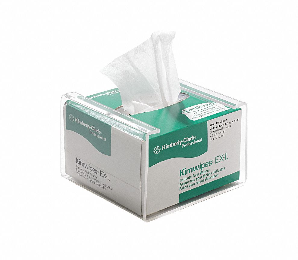AK, Lab Wipes, 5 in Ht, Lab Wipe Holder 3WHJ750404 Grainger