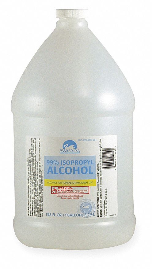 MEDIQUE Rubbing Alcohol, 1 gal. Bottle 3WHL226821 Grainger