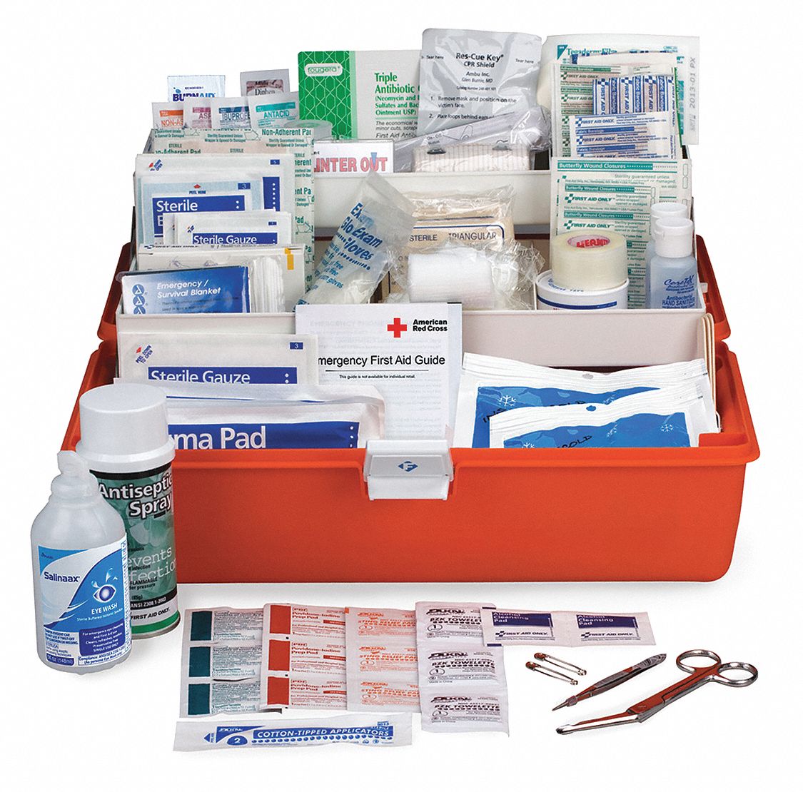 FIRST AID ONLY Response First Aid Kit, 25 People Served, Number of