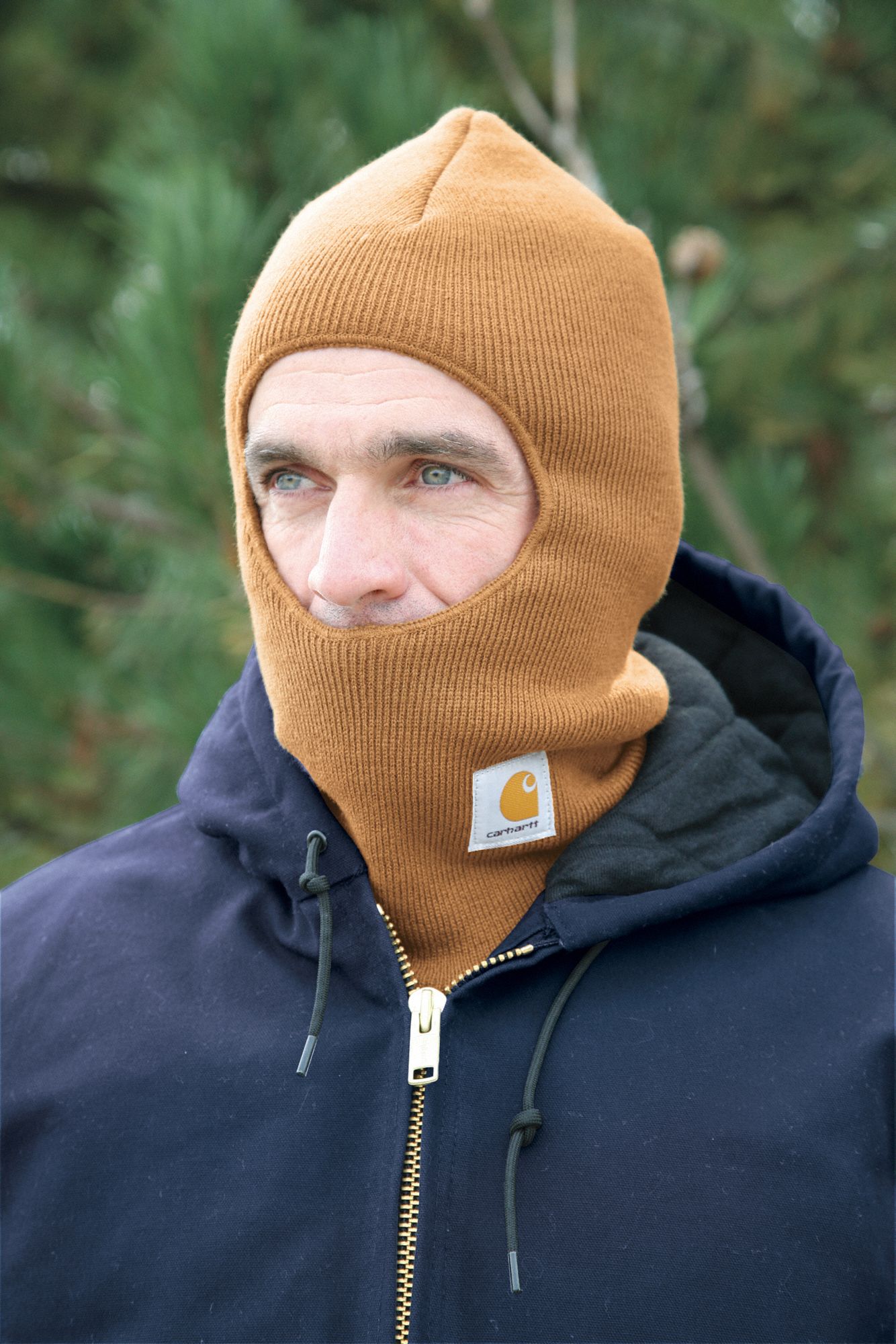 CARHARTT Face Mask Brown, Universal, Acrylic 3WHZ5A161BRN OFA