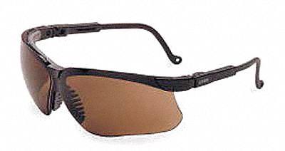 Safety Glasses Amber Black