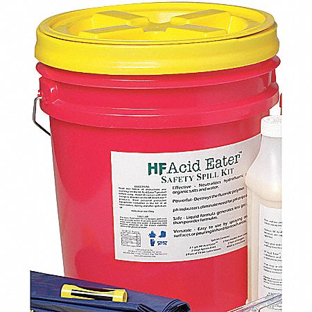 Liquid Neutralizer,  Neutralizes Chemical Type Hydrofluoric Acid,  Container Type Bucket