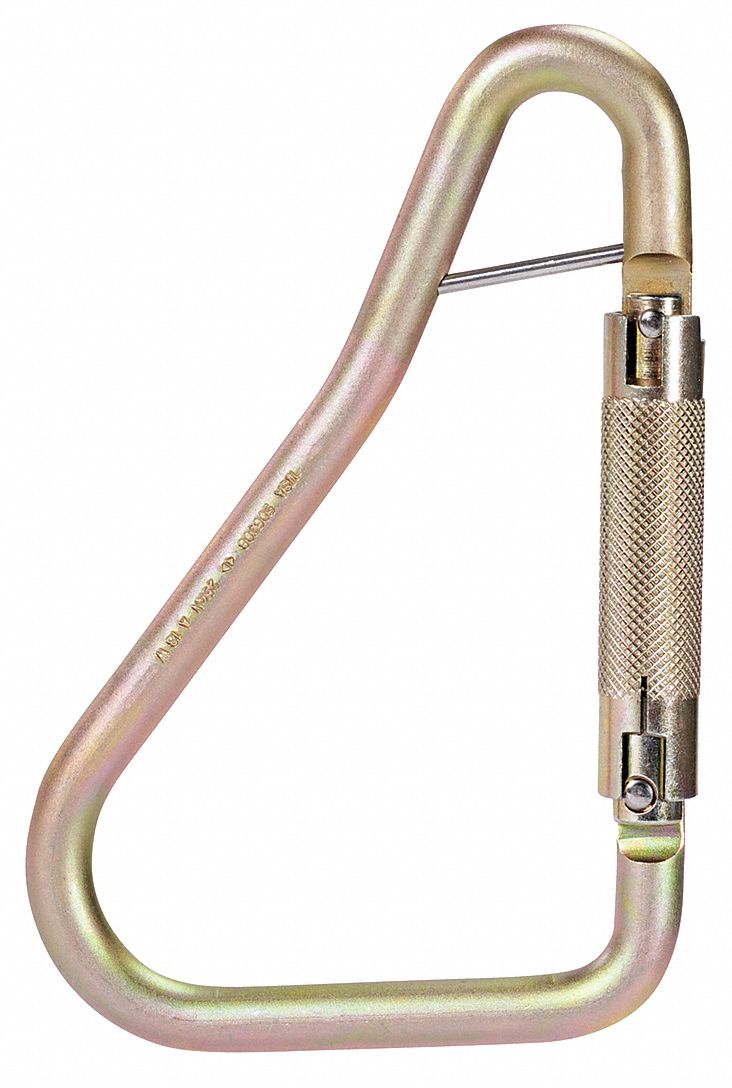 MSA, DoubleAction Twist Lock, Pear Shape, Carabiner 3WNL9506308