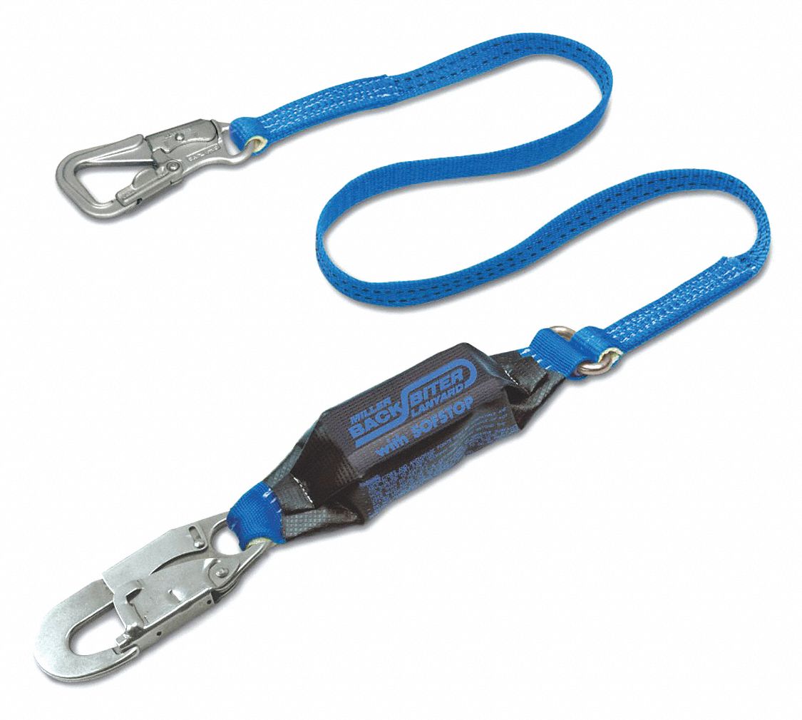 Shock-Absorbing Lanyard, 6 ft., 310 lb.