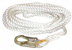 Positioning Lanyard, White, Fixed