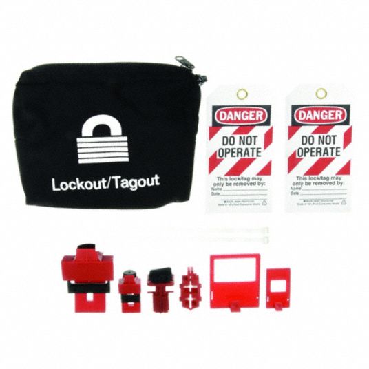 BRADY Circuit Breaker Lockout Kit, 277/480/600 3WNZ195539 Grainger