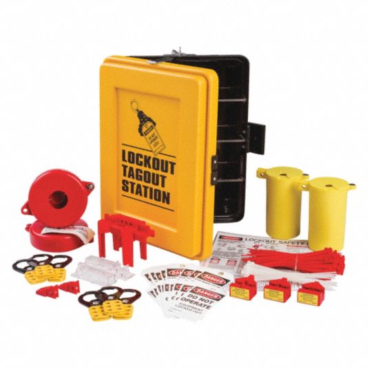 BRADY, 146 Components Included, Electrical & Valve, Lockout/Tagout ...