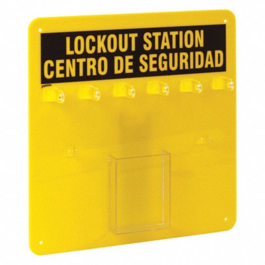 BRADY, Lockout Station, No Padlocks, Lockout Station - 3WPR9|LC210G ...