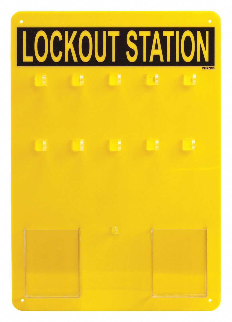 BRADY, Lockout Station, No Padlocks, Lockout Station 3WPT6LC204G