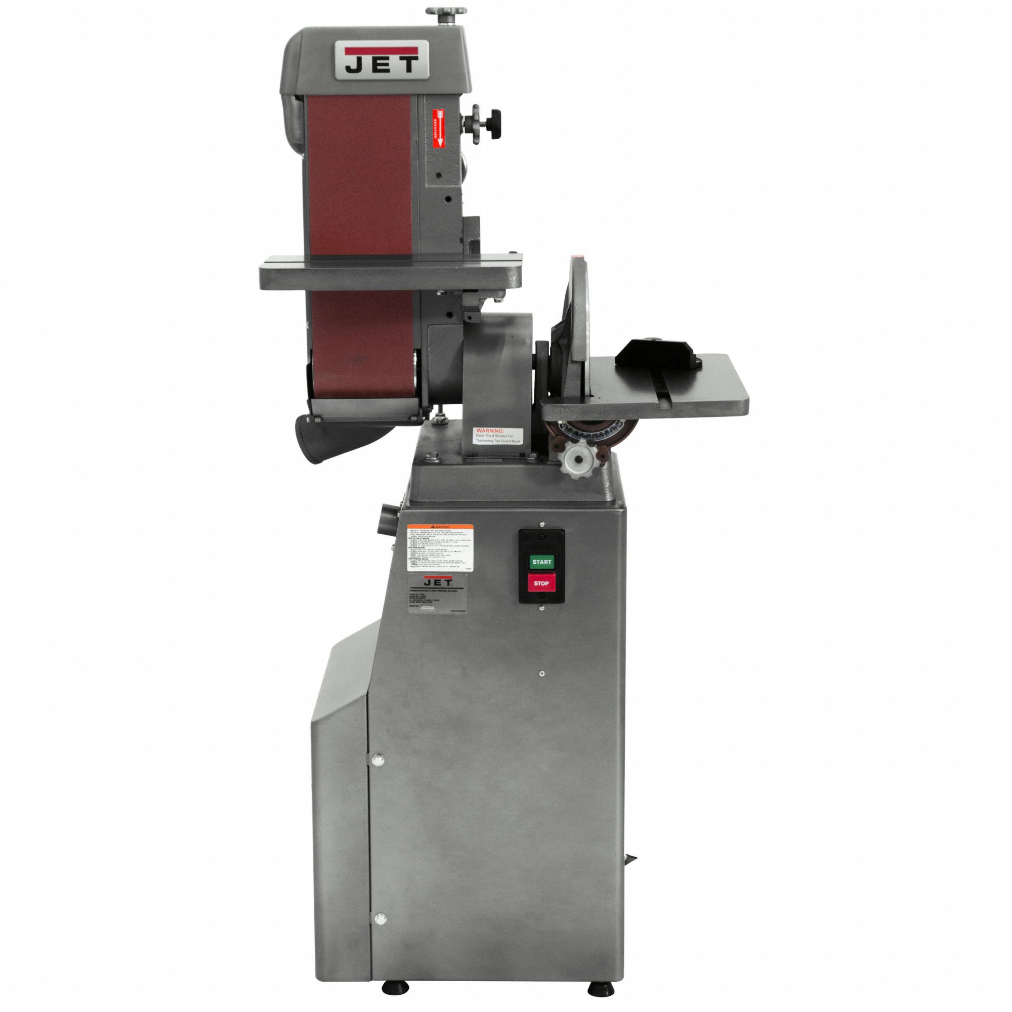 JET 8" Grinder And 2" X 48" Belt Sander, 1 HP, 115/230V 1Ph (Model