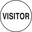 Hard Hat Labels for Visitors image