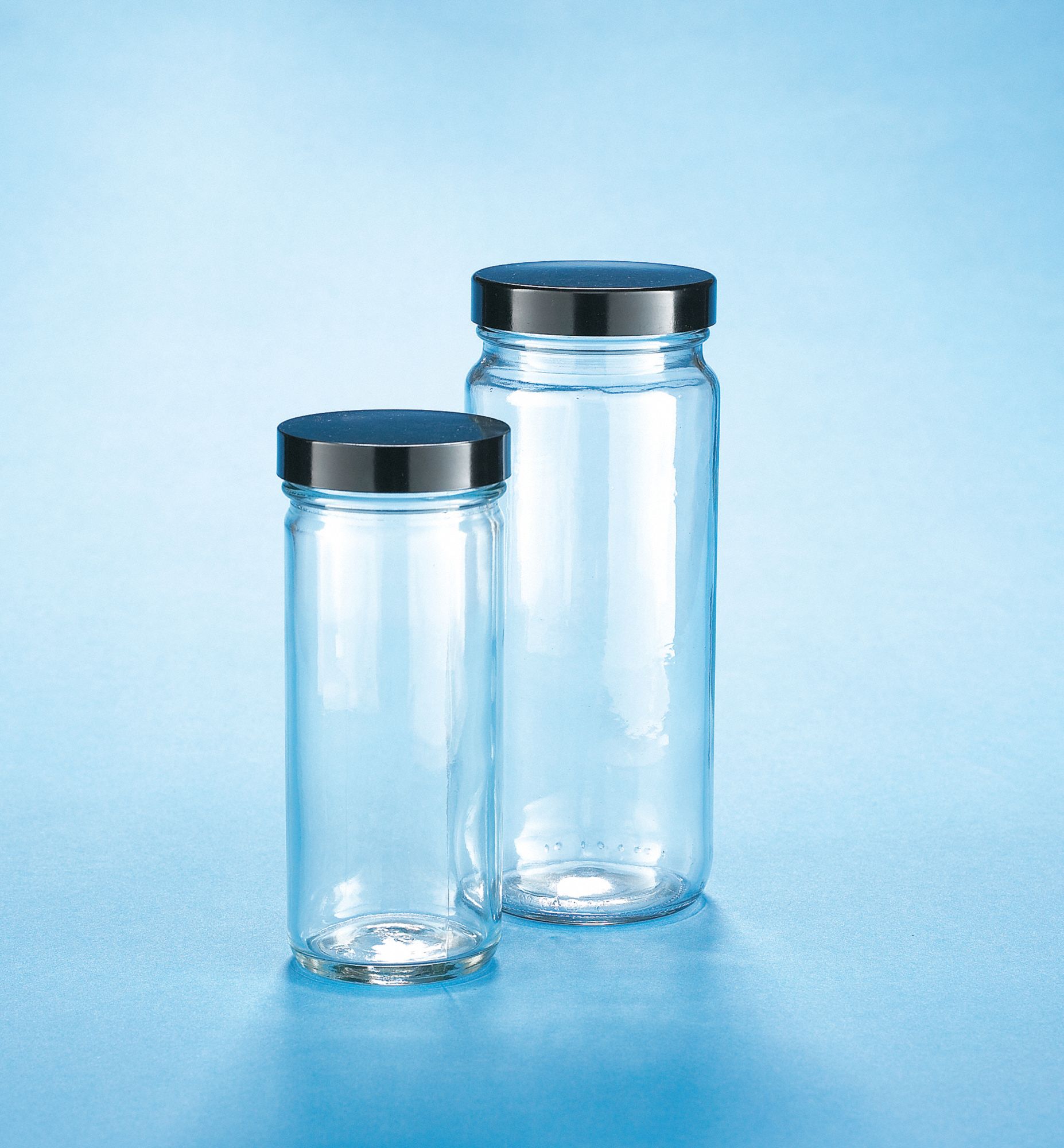 Jar: Soda Lime Glass, 1 L Capacity - mL, 33.8 fl oz Capacity - oz, Closure Included, 95 mm Body Dia