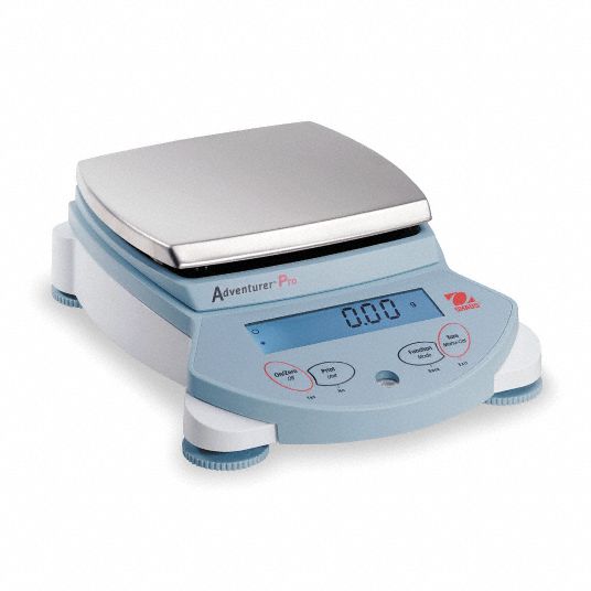 OHAUS, 8,100 g Capacity, g, Compact Bench Scale - 3WU20|AV8101 - Grainger