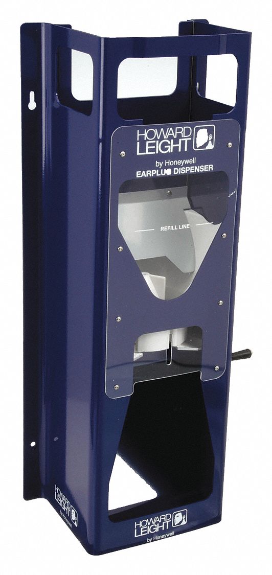 DISTRIBUTEUR DE BOUCHONS D'OREILLES, RÉUTILISABLE, ALUMINIUM ANODISÉ, 11½ X24X8¼ PO, 500 PAIRES