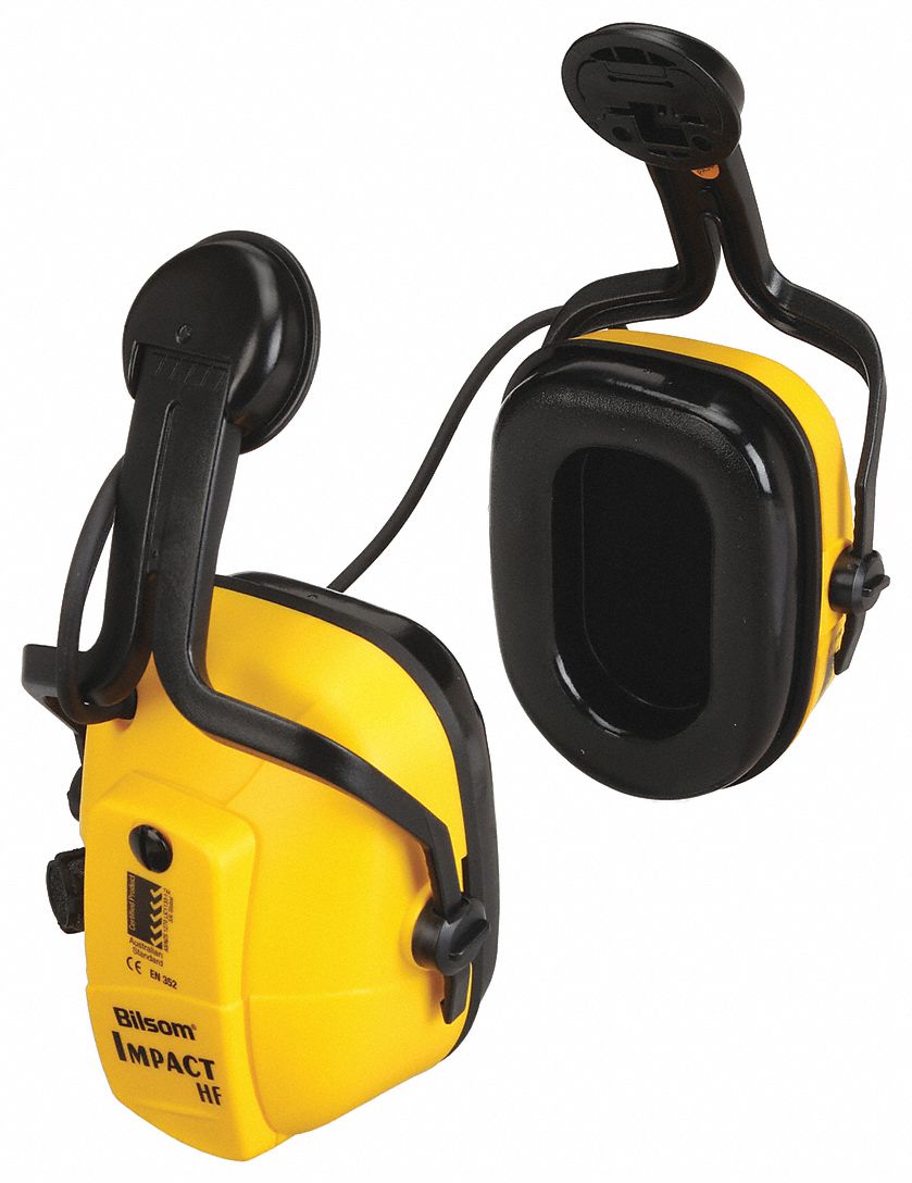 HONEYWELL HOWARD LEIGHT, Hard HatMounted Earmuff, Active NoiseSuppressing, Ear Muffs 3WU34