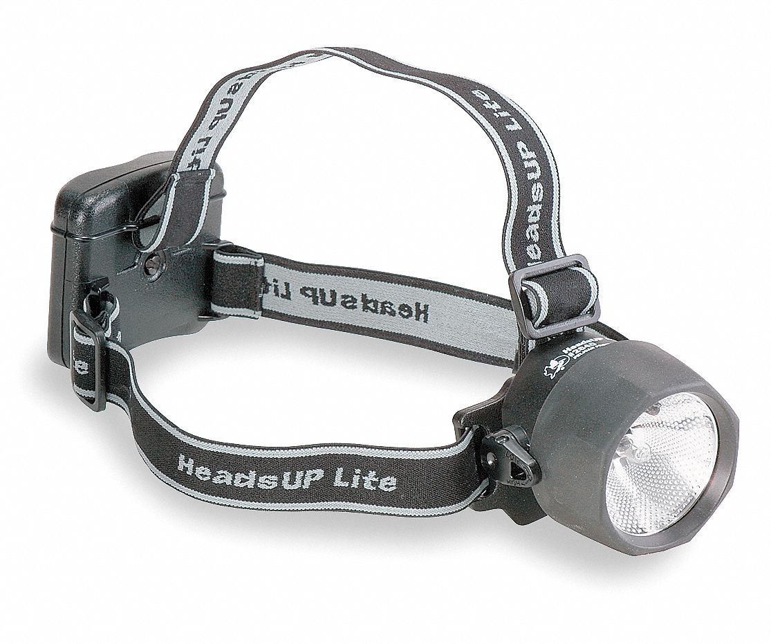 PELICAN LED Headlamp, Plastic, 100,000 hr Lamp Life, Maximum Lumens ...