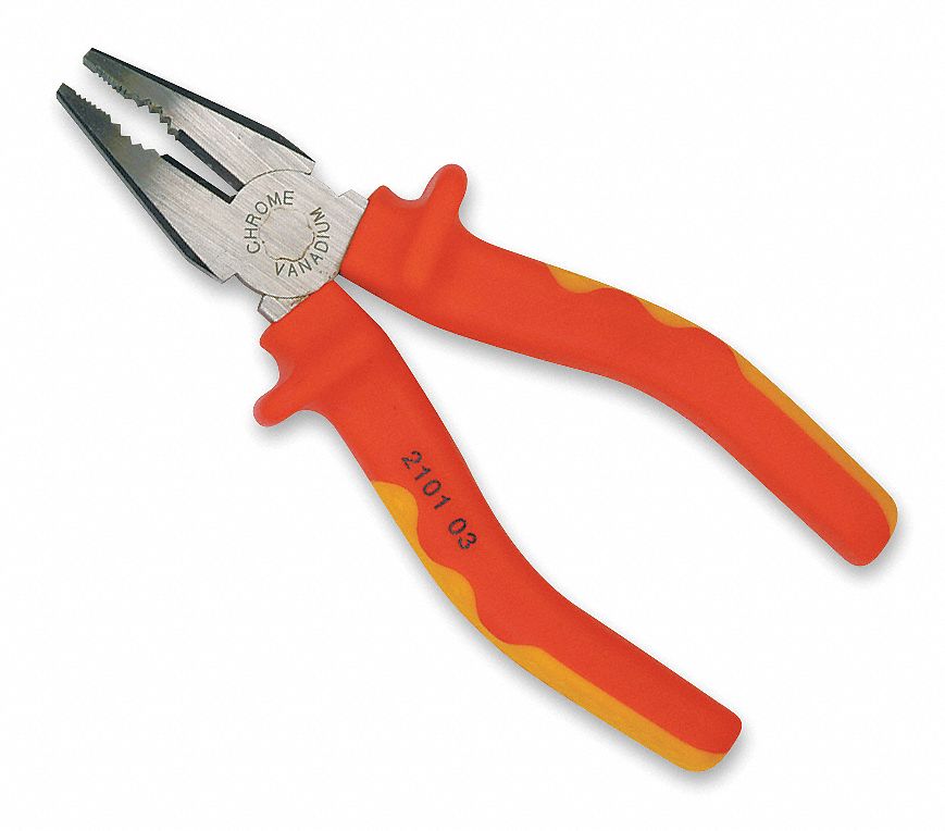 3WY48 - Insulated Linemans Pliers 6 In