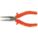 LONG NOSE PLIER, INSULATED, 1⅛ IN MAX JAW OPENING, 6 IN OVERALL L, 2 IN JAW L, ⅛ IN TIP W