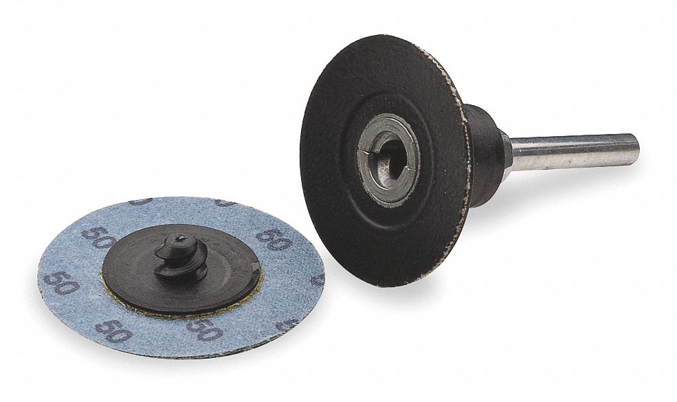 NORTON 1 1/4 in TR Disc Backup Pad, 1/4 in Straight Shaft Back Mount