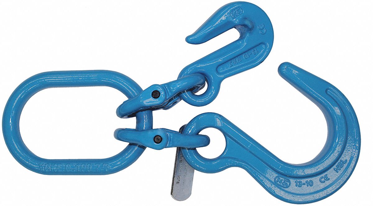 B/A PRODUCTS CO. Chain Slings 1/2 in Overall Hook Size, 100, 2 ft