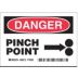 Danger: Pinch Point Signs