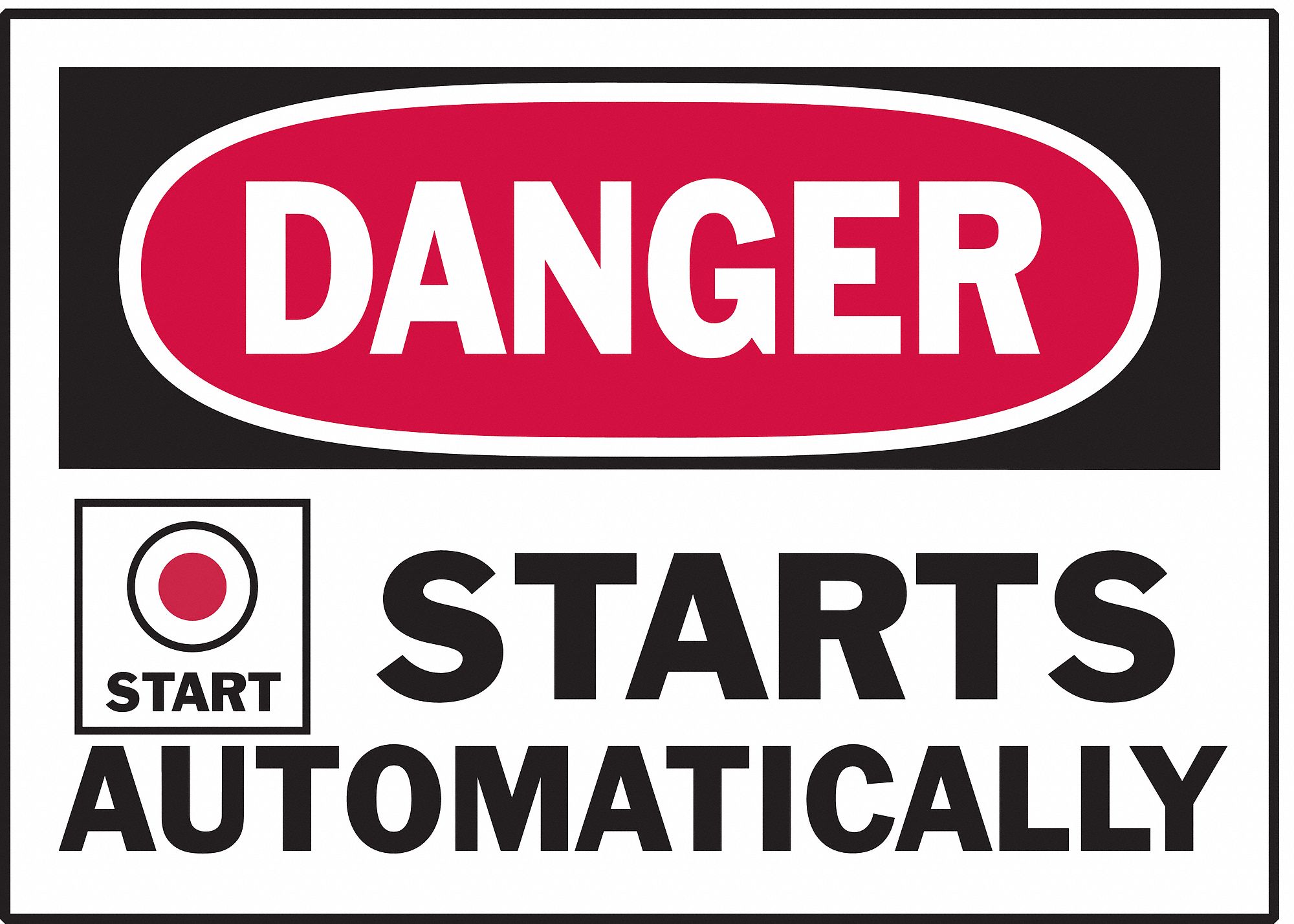 Label: Polyester, Adhesive Sign Mounting, 3 1/2 in x 5 in Nominal Sign Size, 0.01 in Thick, 5 PK