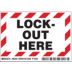 Lock-Out Here Signs