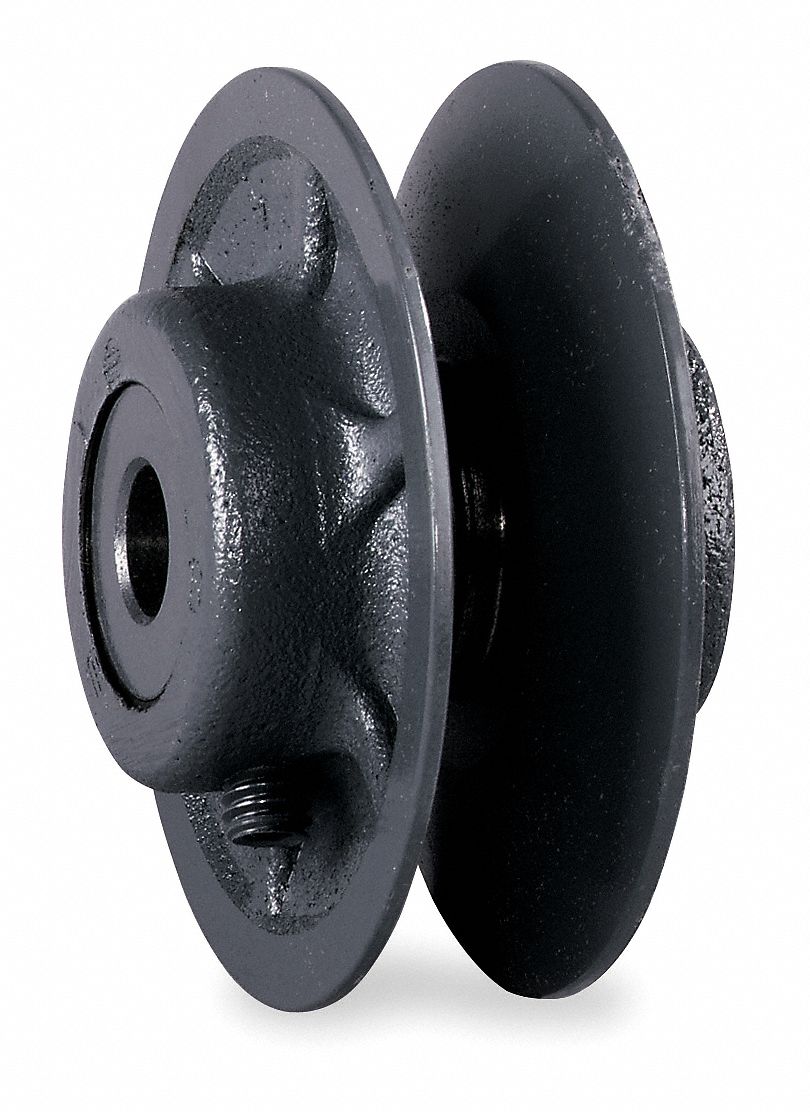 GRAINGER APPROVED 1/2 In Fixed Bore Variable Pitch V-Belt Pulley, For V ...