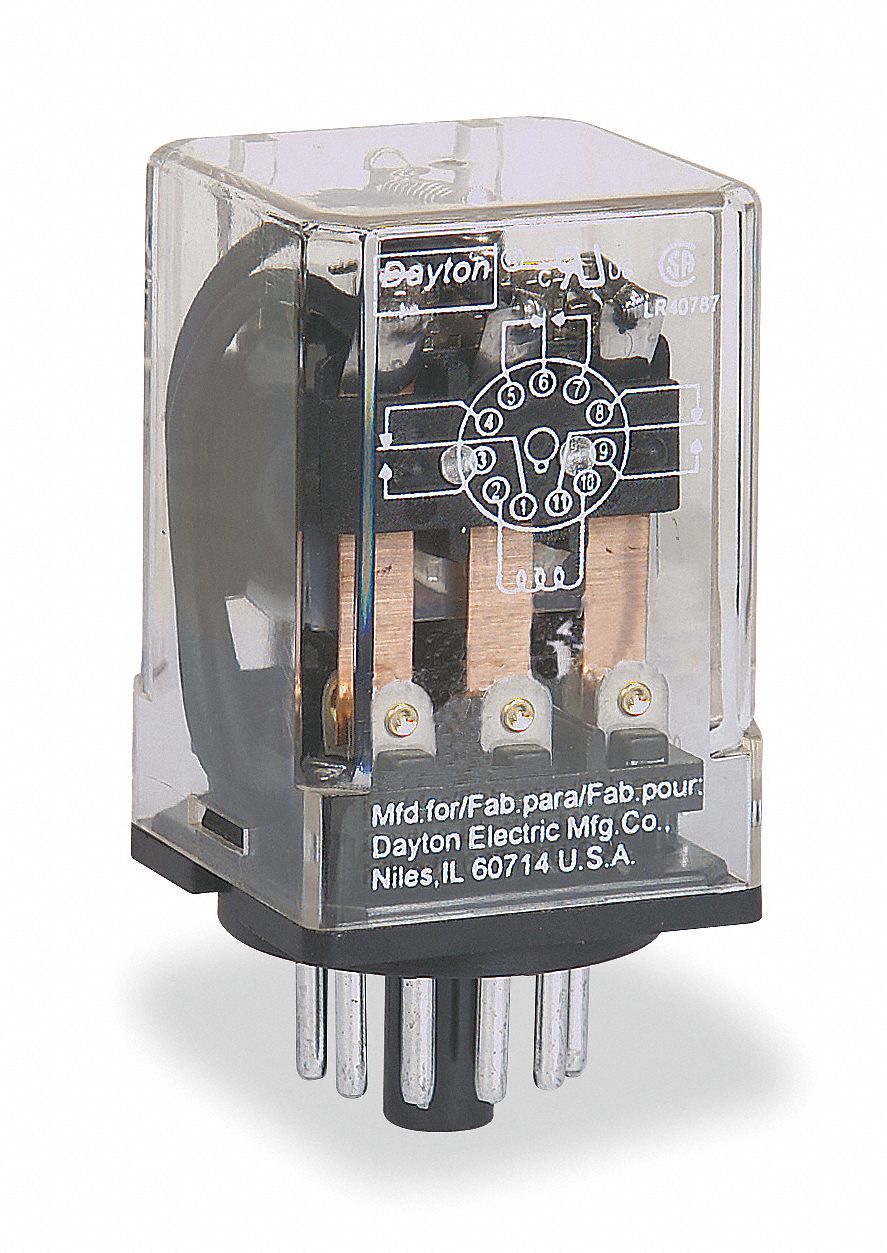 Dayton General Purpose Relay 240v Ac Coil Volts 10a 277v Ac Contact Rating Relay 5yp84 5yp84 Grainger
