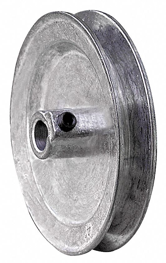 Die Cast 2.5 Dia V-Groove Drive Pulley - 5/8 Bore 