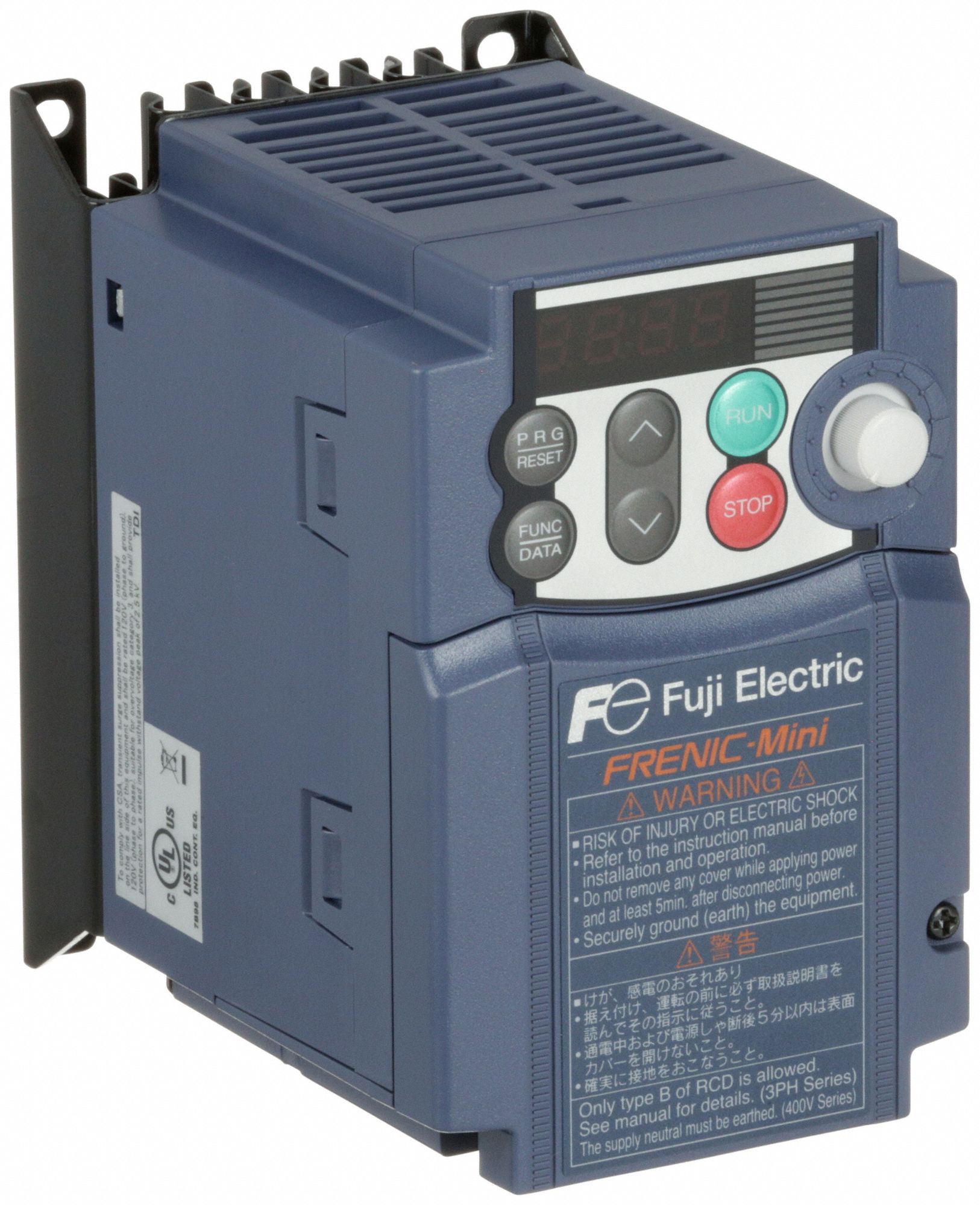 VARIABLE FREQUENCY DRIVE, 115 V AC, 1/2 HP MAX OUTPUT POWER, 2.5 A MAX OUTPUT CURRENT