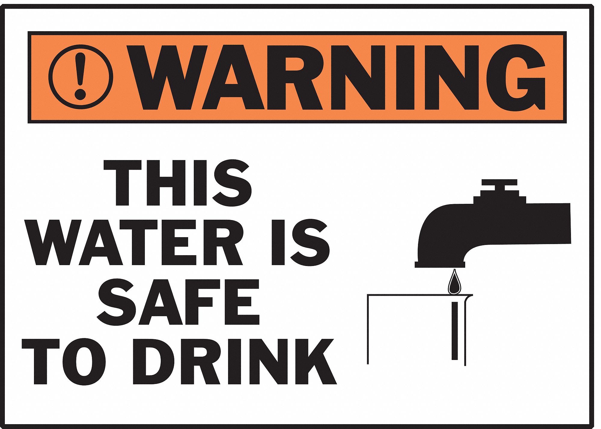 Label: Polyester, Adhesive Sign Mounting, 3 1/2 in x 5 in Nominal Sign Size, 0.01 in Thick, 5 PK