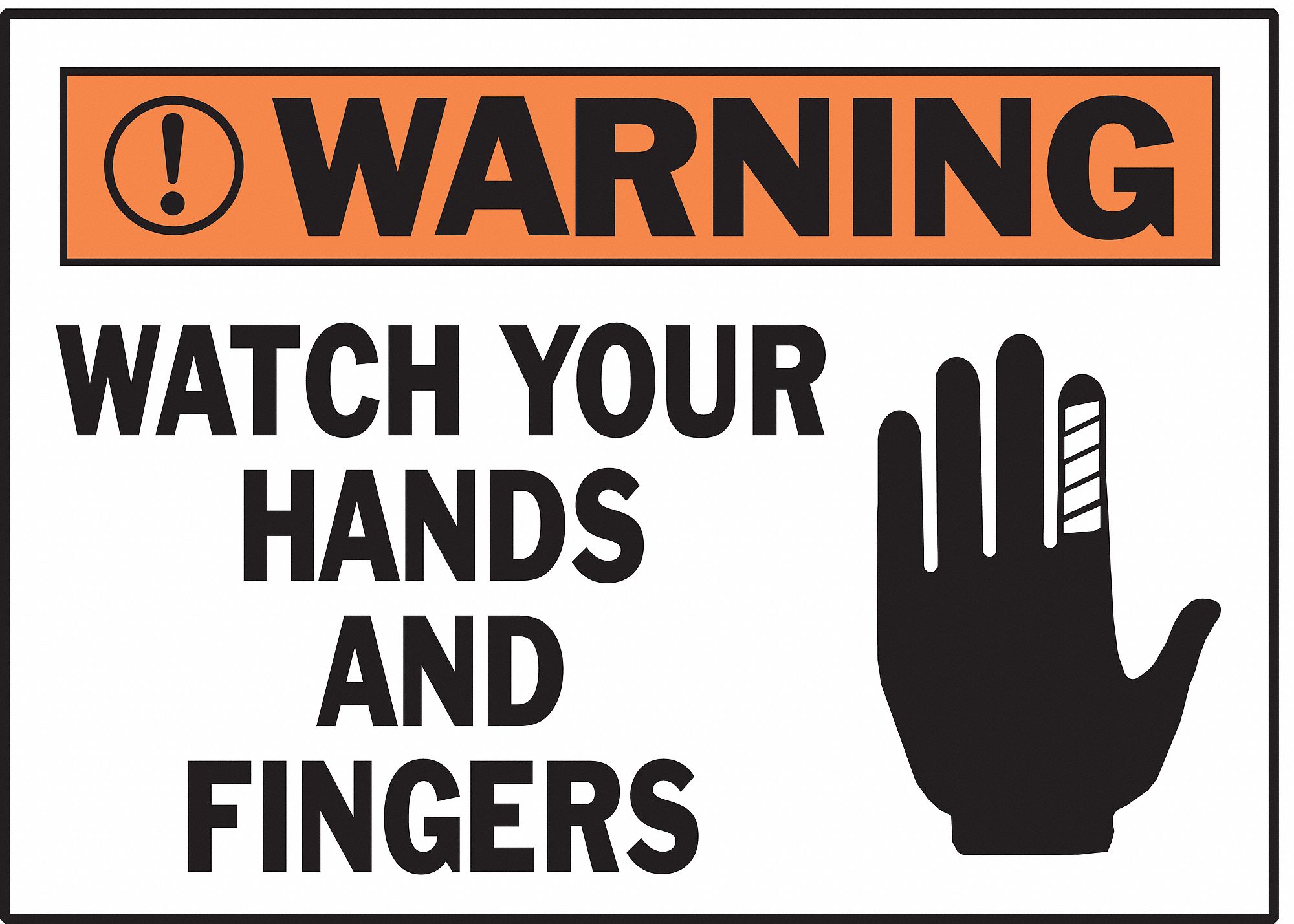 Label: Polyester, Adhesive Sign Mounting, 3 1/2 in x 5 in Nominal Sign Size, 0.01 in Thick, 5 PK