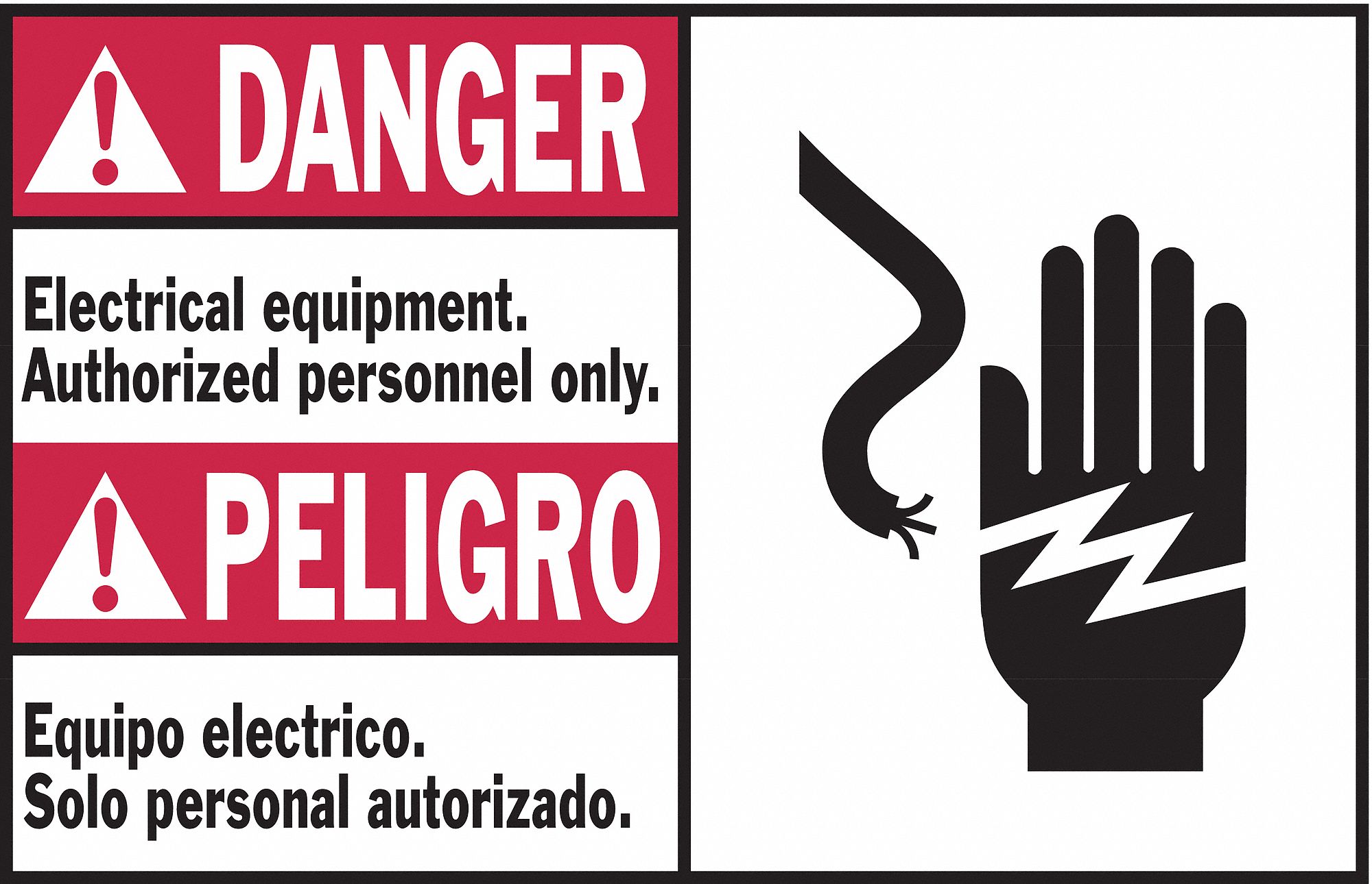 Label: Polyester, Adhesive Sign Mounting, 3 1/2 in x 5 in Nominal Sign Size, 0.01 in Thick, 5 PK