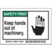 Safety First: Keep Hands Out Of Machinery. Signs