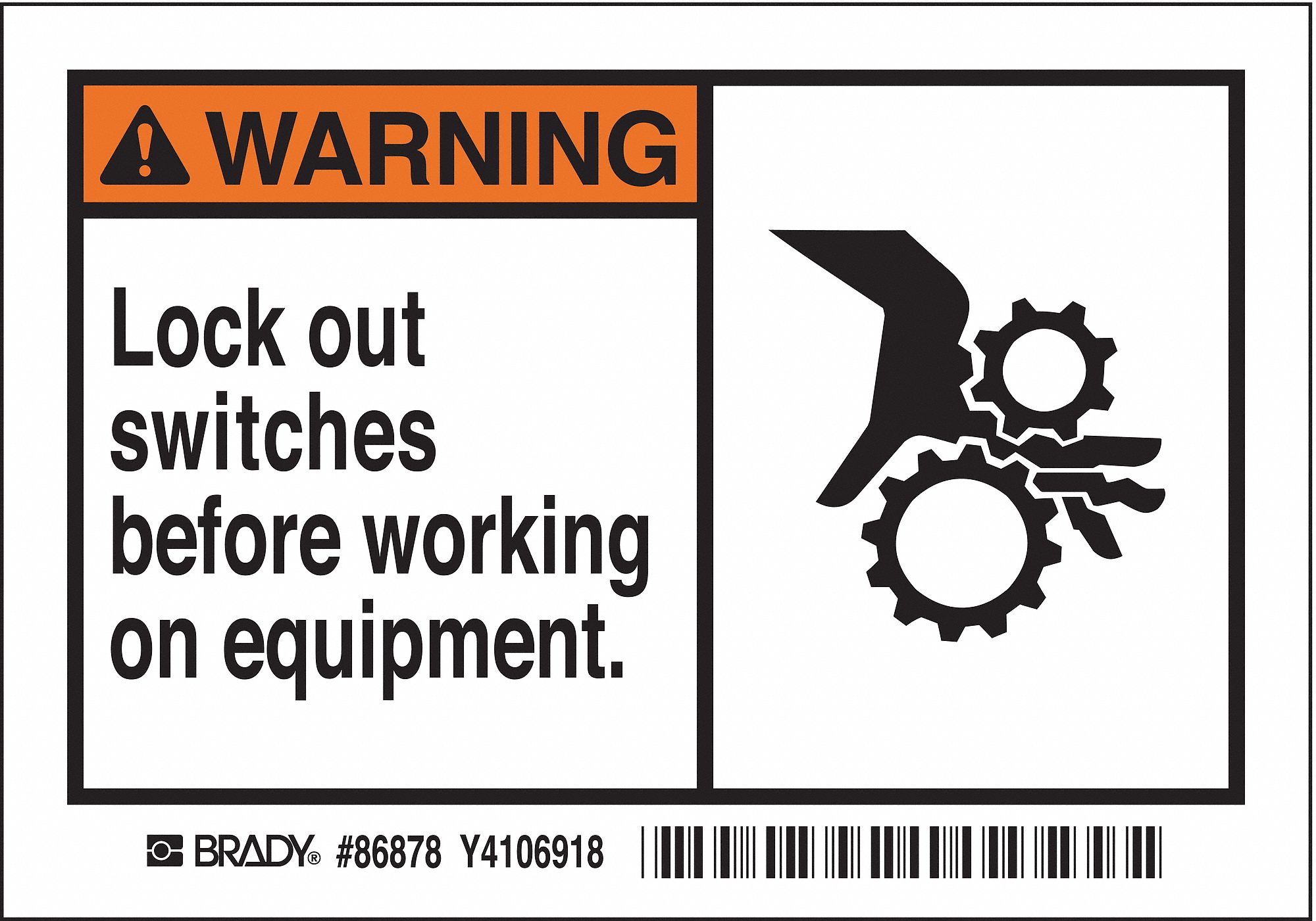 Polyester, Adhesive Sign Mounting, Label - 3XAX6|86878 - Grainger