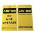 Caution/Do Not Operate, Signed By, Date Tags
