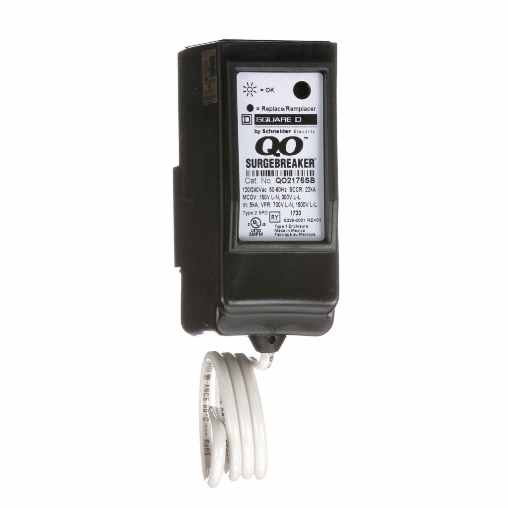 SURGE PROTECTION DEVICE, SINGLE PHASE, 120/240V AC, 2 POLES, 3 WIRES, L-L/L-N, 150 V AC