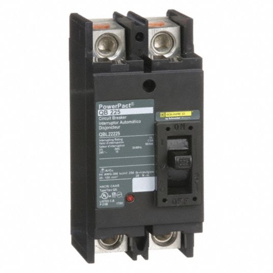 225 A Amps, 10kA at 240V AC, Molded Case Circuit Breaker - 3XB99 ...