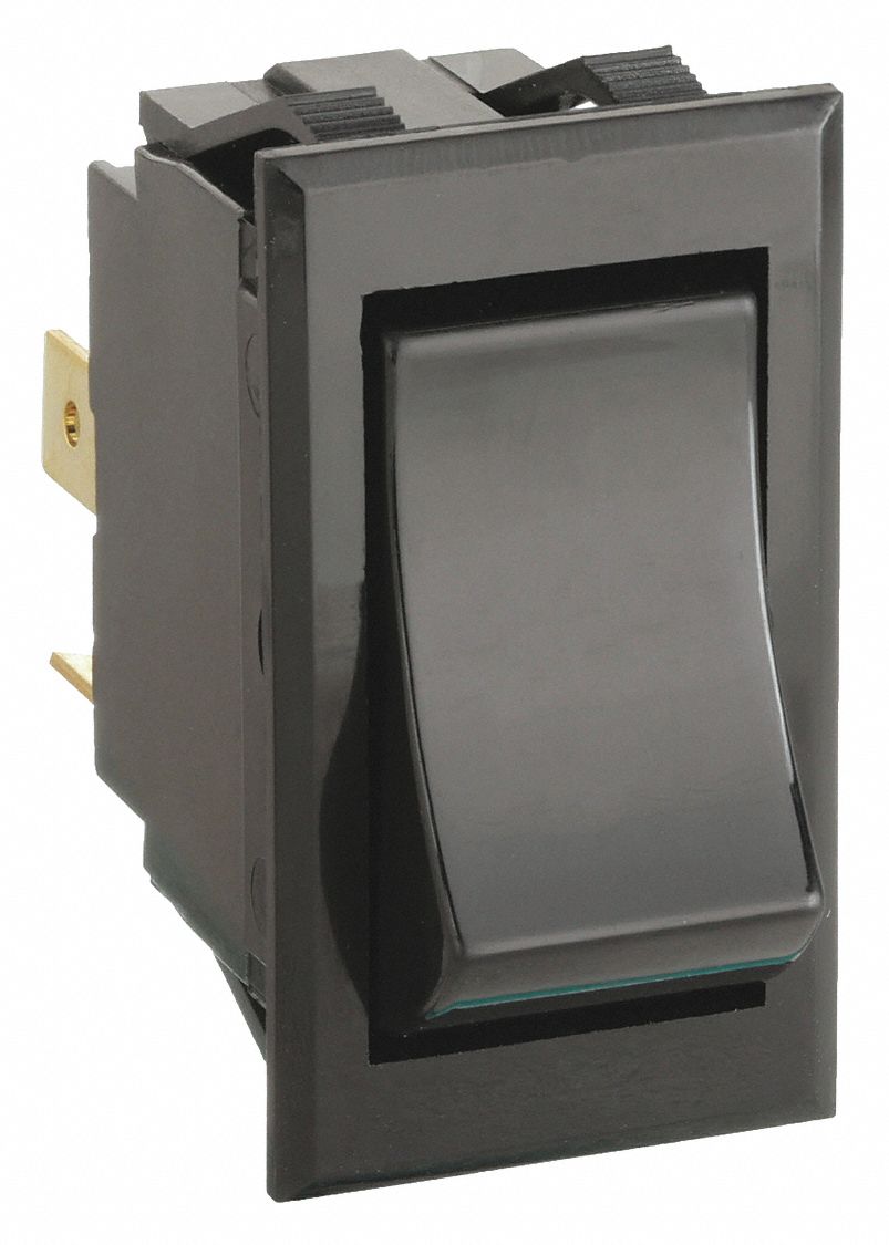 ROCKER SWITCH, SERIES TIG, 2 POSITIONS, DPST, ON/OFF, ¾ HP AT125 TO 250V AC, TIPPETTE