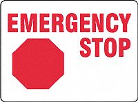 Label: Polyester, Adhesive Sign Mounting, 3 1/2 in x 5 in Nominal Sign Size, 0.005 in Thick, 10 PK