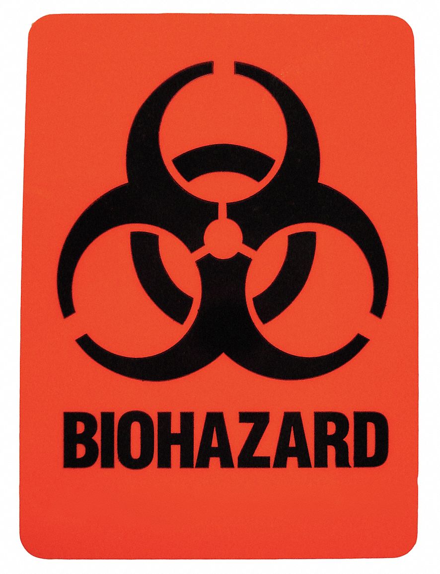 Labelmaster UN3373 Biological Substance Labels - 4x4.75 Inch With Tab, Pack Of 500
