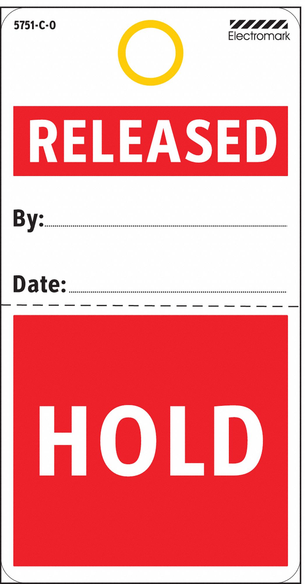 Tag: No Header, 3 in Wd, 5 3/4 in Ht, White, Rectangle, Cardstock, Indoor, English, 25 PK