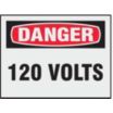 Danger: 120 Volts Signs