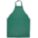 CHEMICAL-RESISTANT BIB APRON, 18 MIL, 48 IN L, TIE, SEAMLESS, ADJUSTABLE STRAP, M