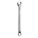 COMBINATION WRENCH, ALLOY STEEL, CHROME, 1/4 IN HEAD SIZE, 5 1/8 IN OVERALL L, OFFSET