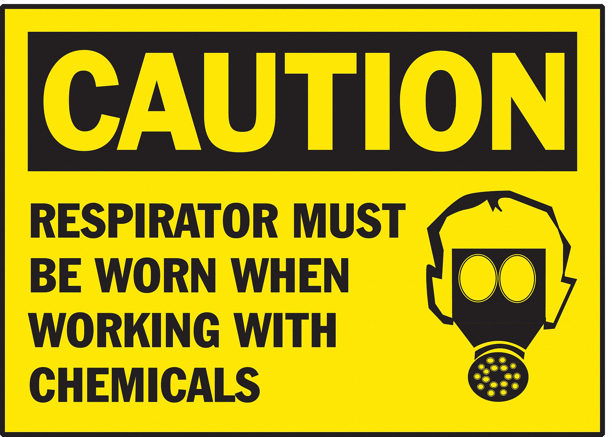 Label: Polyester, Adhesive Sign Mounting, 3 1/2 in x 5 in Nominal Sign Size, 0.01 in Thick, 5 PK