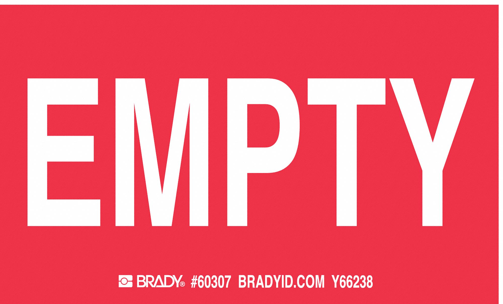 Gas Cylinder Label, 3in x 5in, Paper, PK10