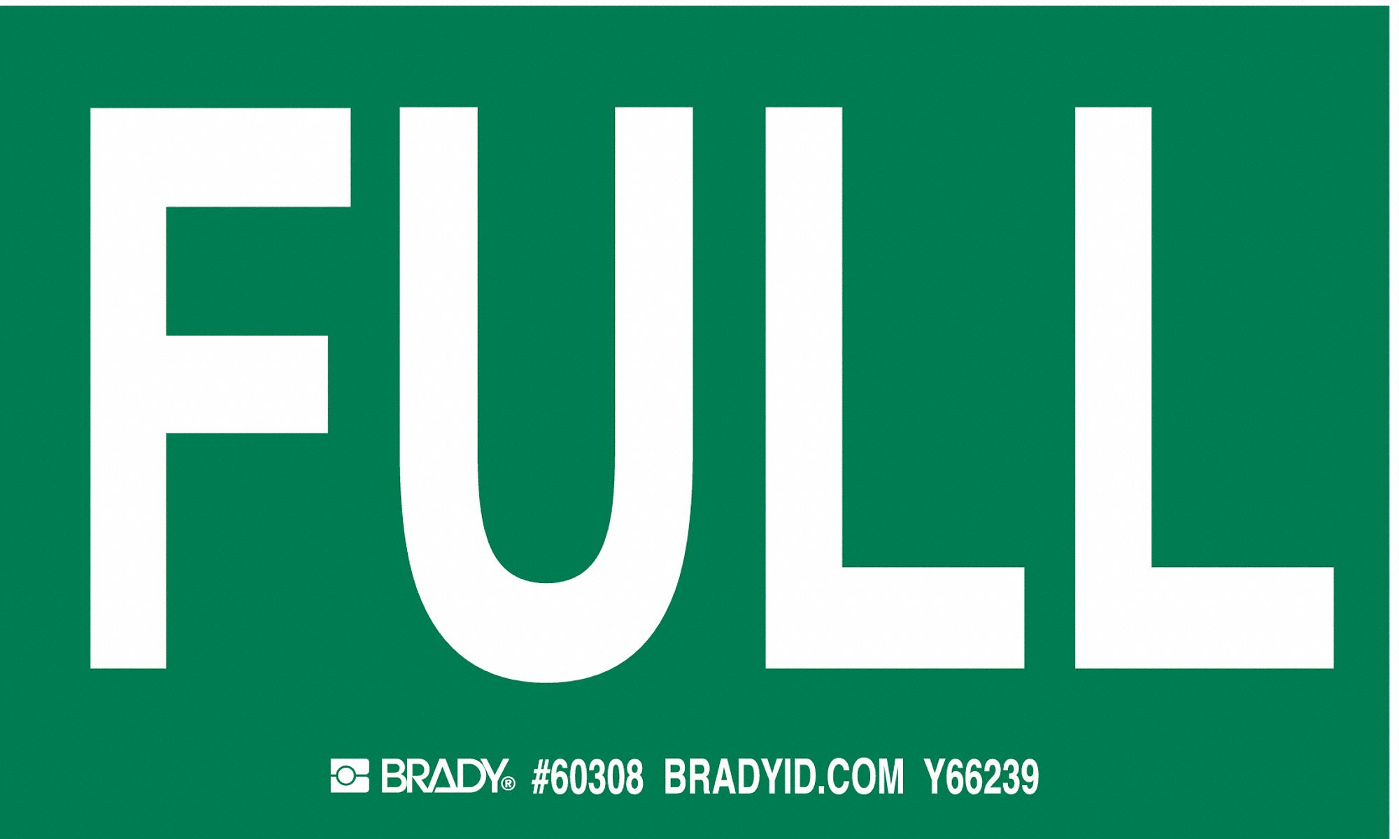 Gas Cylinder Label, 3in x 5in, Paper, PK10