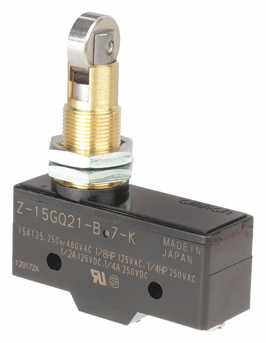 OMRON, 15 A @ 480 V, 15 A @ 14 V, Industrial Snap Action Switch -  3XG50